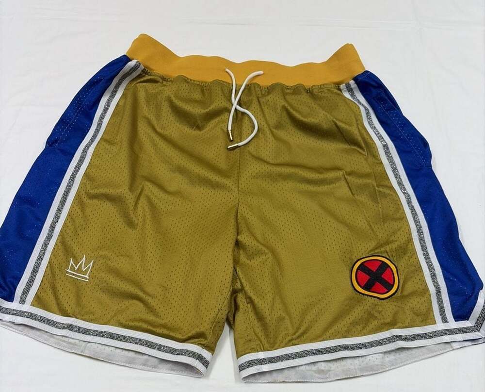 Unbranded X-Men Cyclops Themed Mesh Basketball Shorts 30 in waist